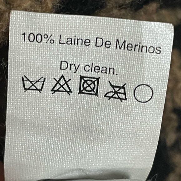 Madewell Wallace Black and Tan Wool Houndstooth Cardigan Size Medium - Picture 9 of 11